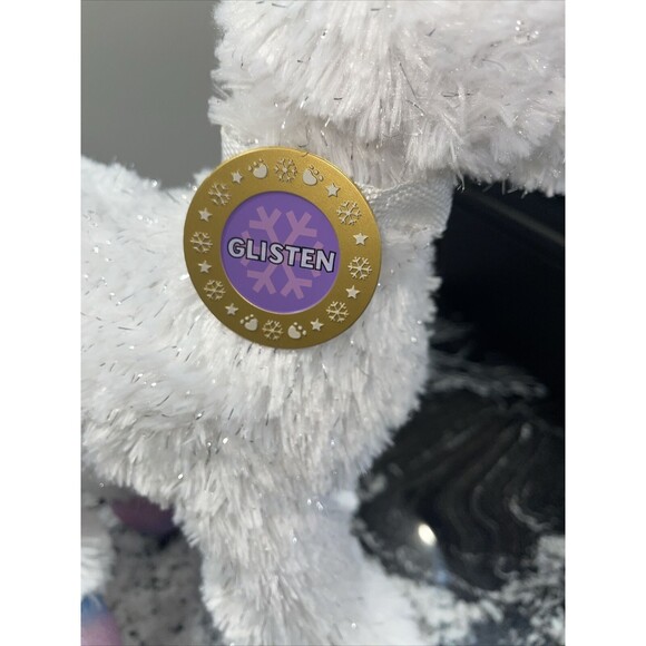 Build A Bear Glisten Reindeer Plush with Pink and Blue Swirl Antlers and Hooves - Picture 5 of 13